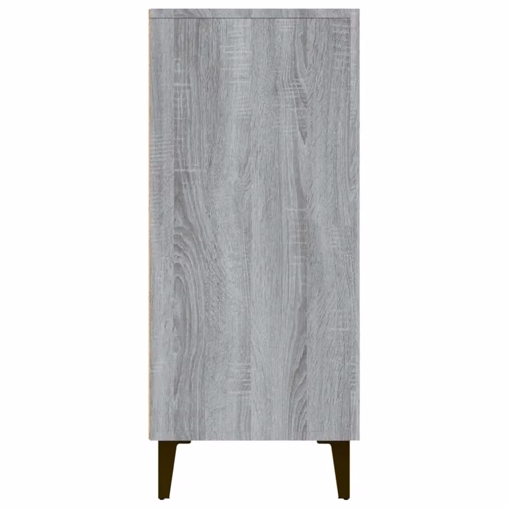 Berkfield Home Grey Sonoma Sideboard in Engineered Wood, W/D/H: 90 x 34 x 80 cm – 3