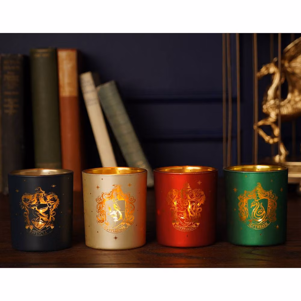 Warner Bros Harry Potter Alumni Set of 4 Multicolour Glass Tealight Holders – 2