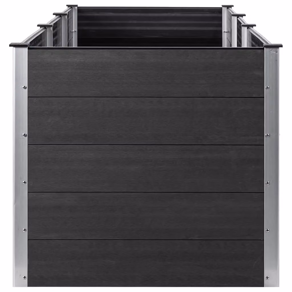 Berkfield Home Garden Grey WPC Raised Bed W: 300 cm, D: 50 cm, H: 91 cm – 3