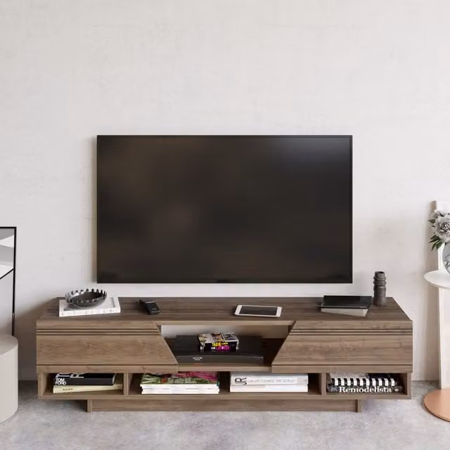 Decorotika Aspa Modern TV Unit in Brown