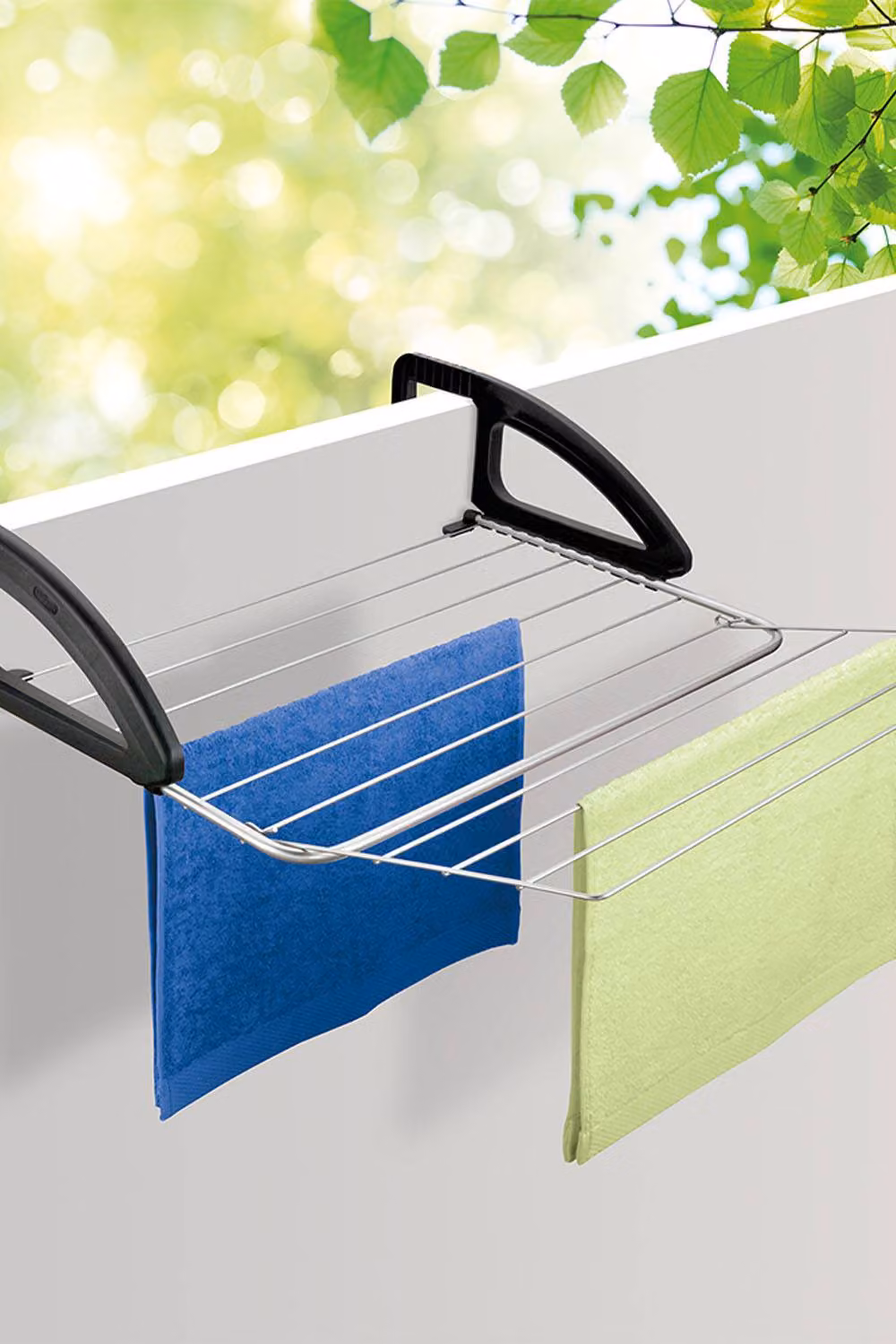 Metaltex Bries Over-the-Door Laundry Drying Rack Tec Collection in Silver – 2