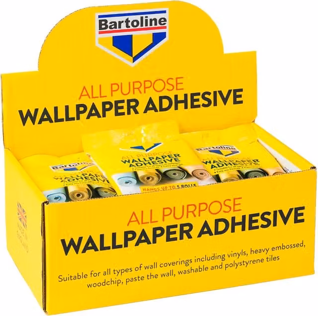 Bartoline All Purpose Wallpaper Adhesive Powder, 5 g, Yellow