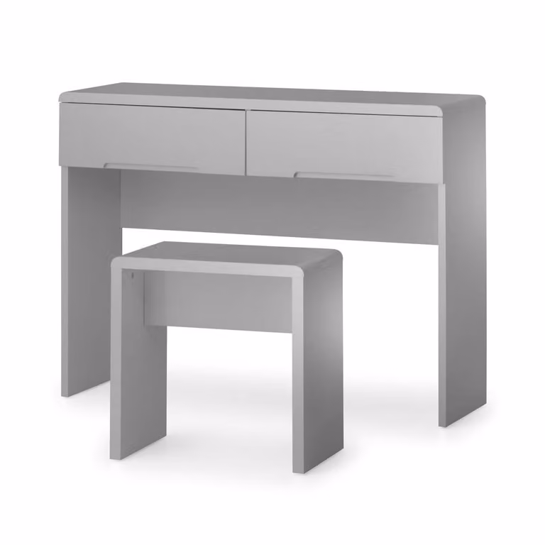 Cheshire Premium Midtown Dressing Stool in Grey
