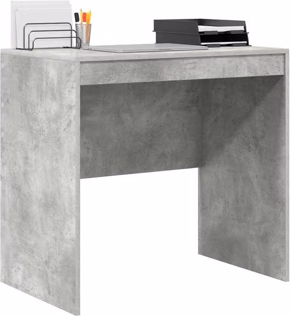 Berkfield Home Modern Writing Desk in Grey, W/D/H: 80 x 50 x 76 cm – 1