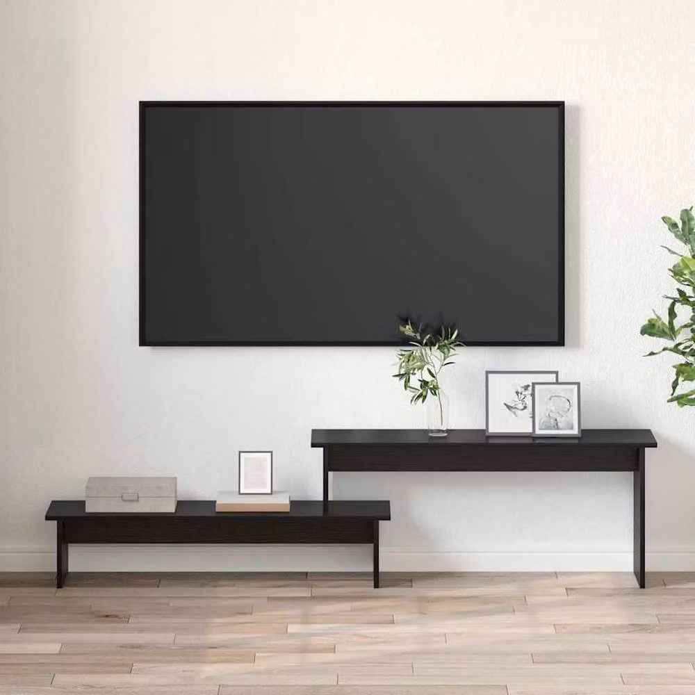 Berkfield Home Modern Black Oak TV Cabinet, W/D/H: 180 x 43 x 30 cm – 4