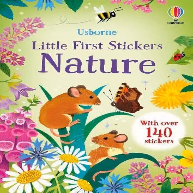 Caroline Young Little First Stickers Nature Multicolour Paperback Book