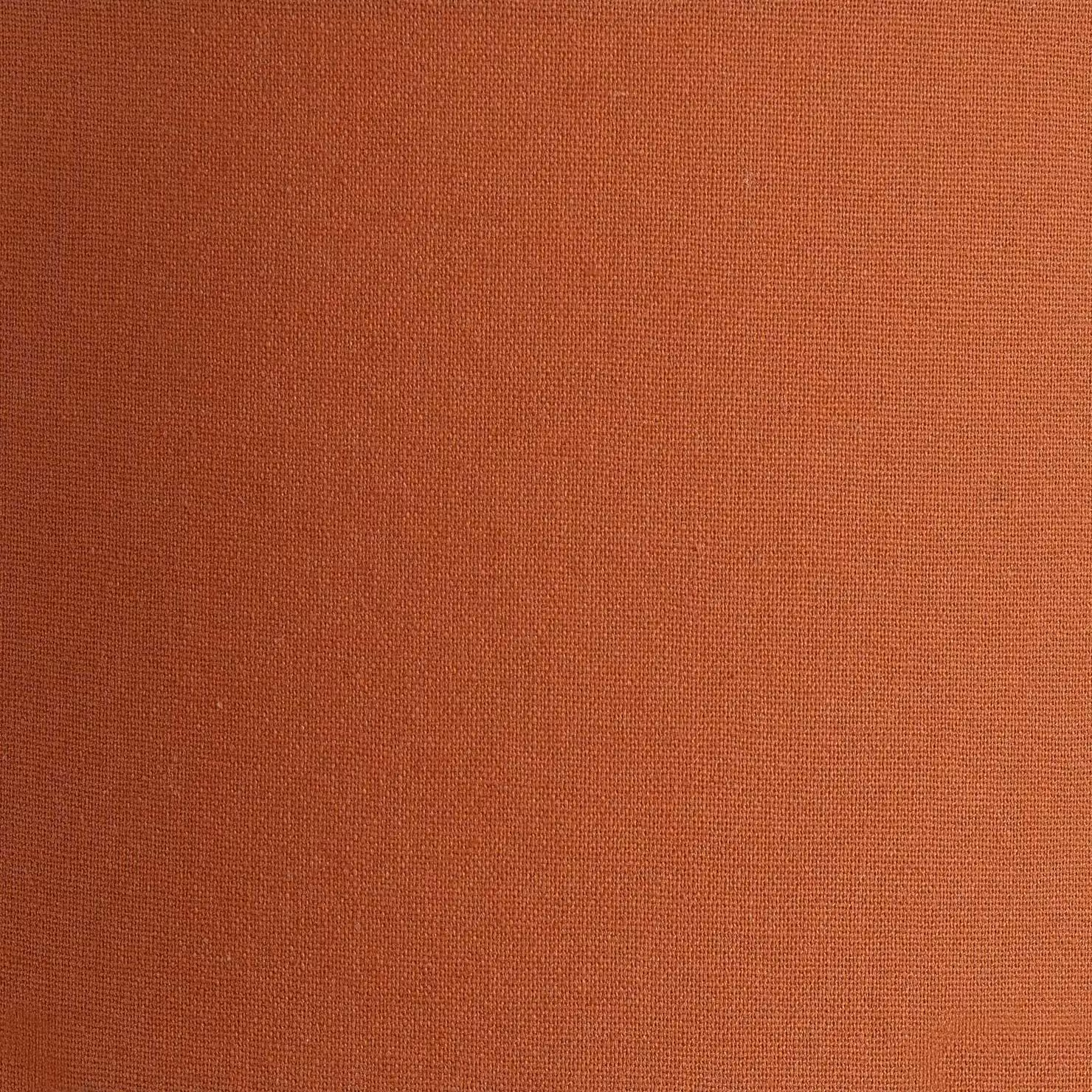 Ruma Terracotta Cylinder Cotton Lampshade for Table and Floor Lamps, Diameter: 45.72 cm – 2