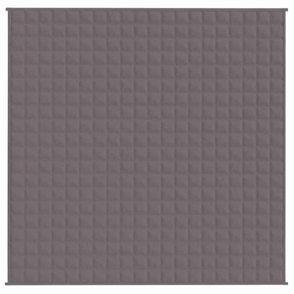 Berkfield Home Grey Weighted Blanket with Breathable Microfibre and Glass Beads, W x D: 200 x 200 cm, 9 kg – 3