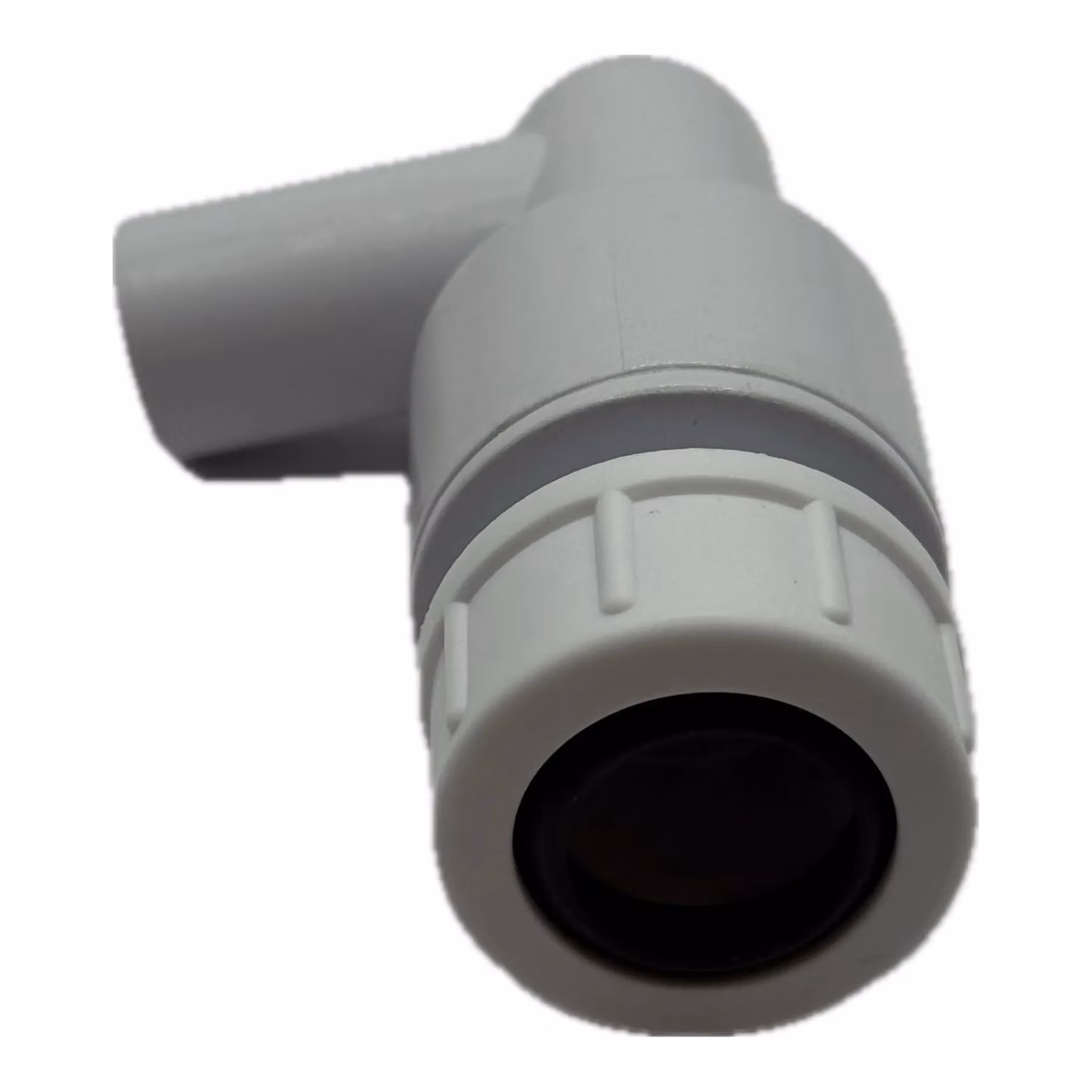 McAlpine R29-NRV 90 Degree Elbow with Integral Non-Return Valve in White – 2