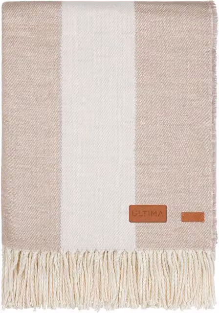Vinga Tella Polylana Aware Blanket in Beige, W/D: 170 x 130 cm