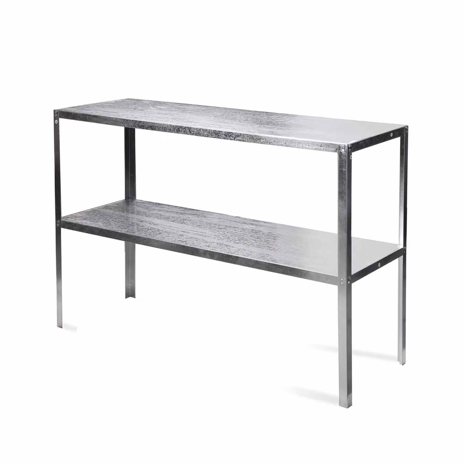 Primrose 2 Tier Essential Greenhouse Garden Staging Galvanised Steel Shelving, Silver, Width: 118 cm – 3