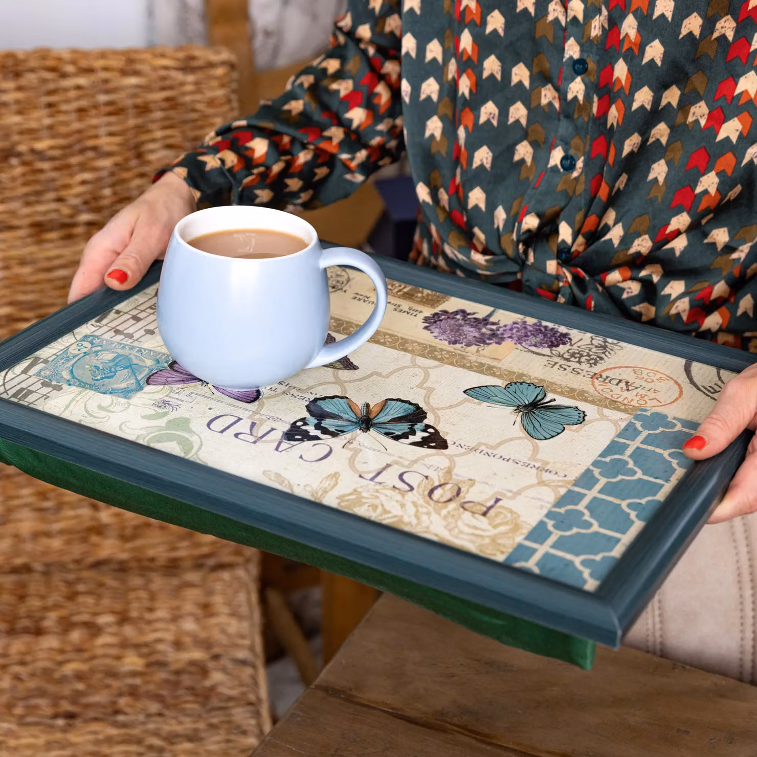 Creative Tops Postcard Lap Tray, Multicolour, W: 43.5 cm, D: 34 cm – 6