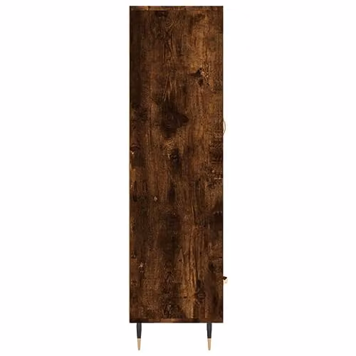 vidaXL Modern Highboard in Smoked Oak Brown, W/D/H: 69.5 x 31 x 115 cm – 4