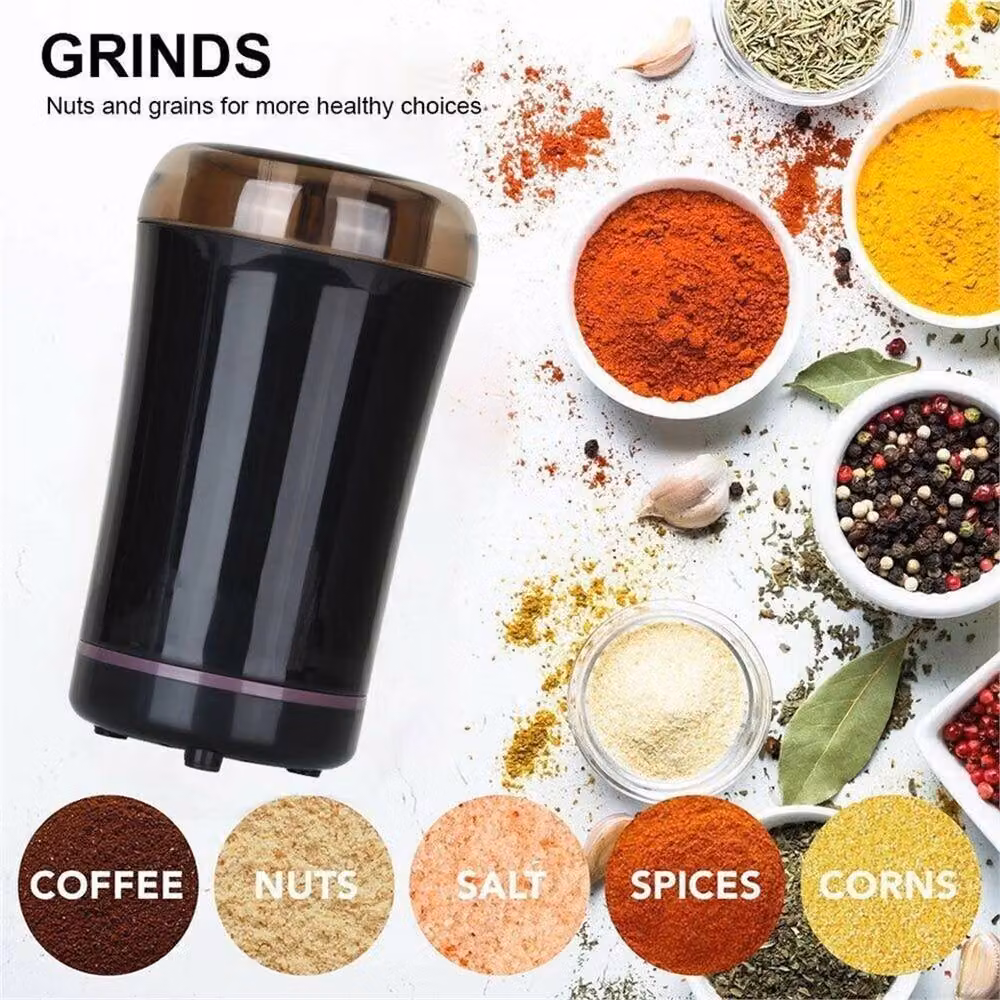 KORVIXA Electric Coffee Bean and Nut Grinder in Black – 5