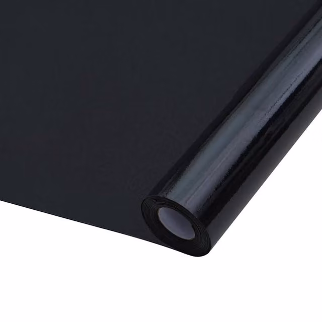 Berkfield Home Static Frosted Black PVC Window Films, 3 Pack