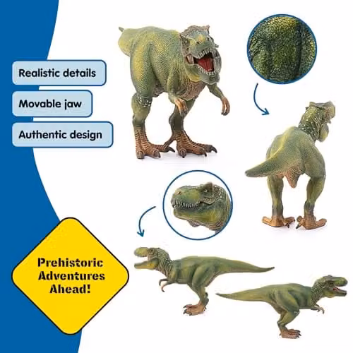 Schleich Green Tyrannosaurus Rex Dino Figurine – 2
