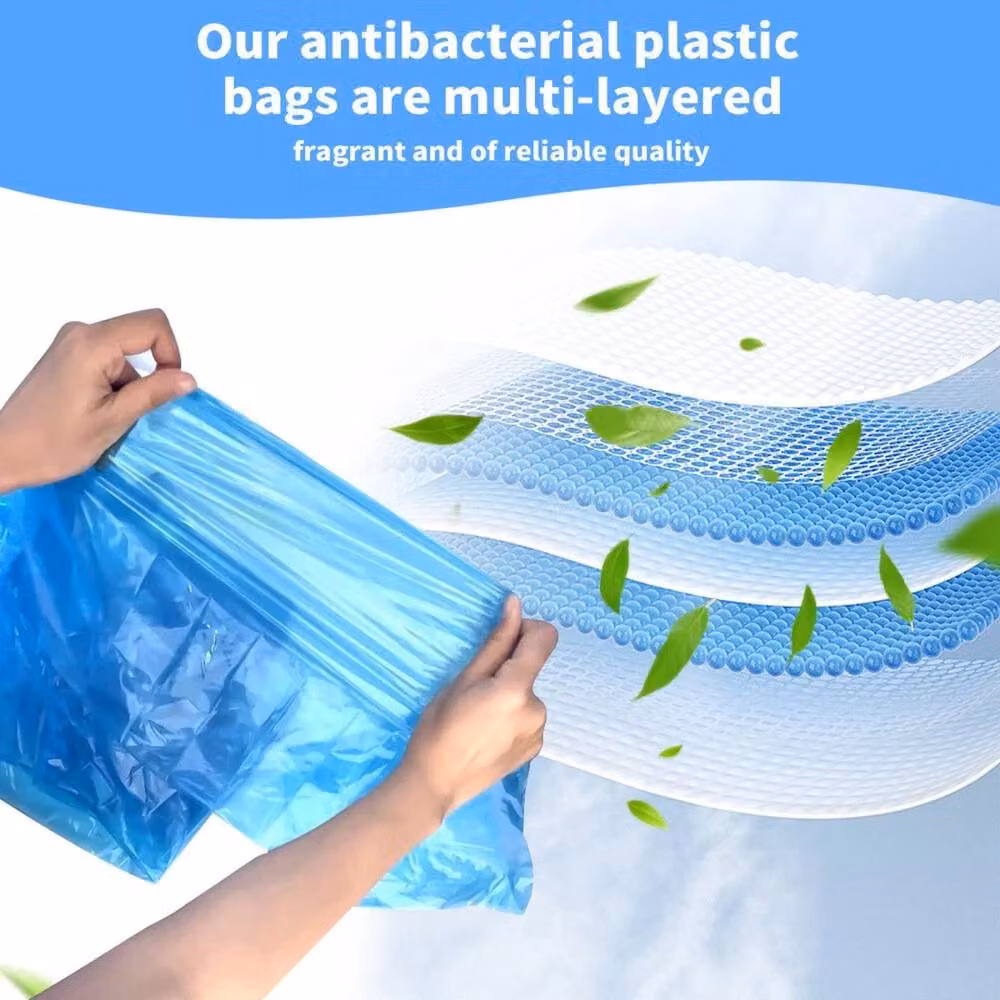 FLAVORA 12 Nappy Bin Refill Disposal Bags in Blue – 2