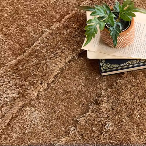 Phoenox Textiles Limited Origins Hand Tufted Polyester Rug in Beige, W: 120 cm, L: 170 cm – 3