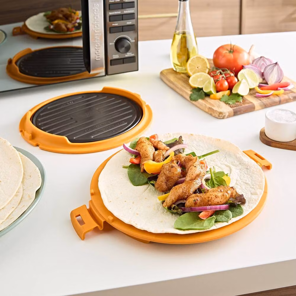 Morphy Richards Mico Microwave Round Grill in Orange – 3