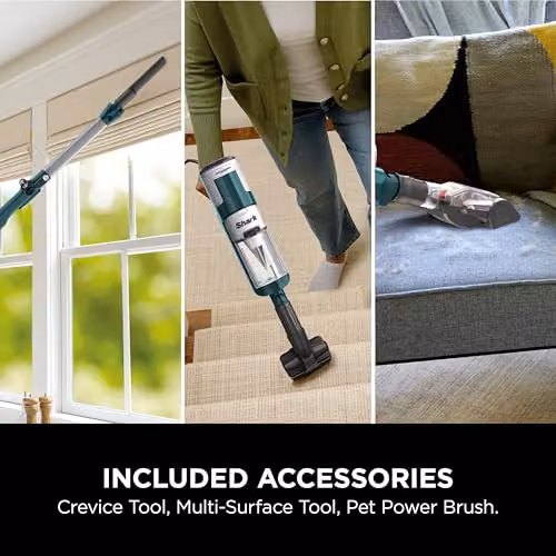 Shark Corded Stick Vacuum Cleaner in Petrol and Black with Pet Hair Pickup and Car Use Functionality – 8