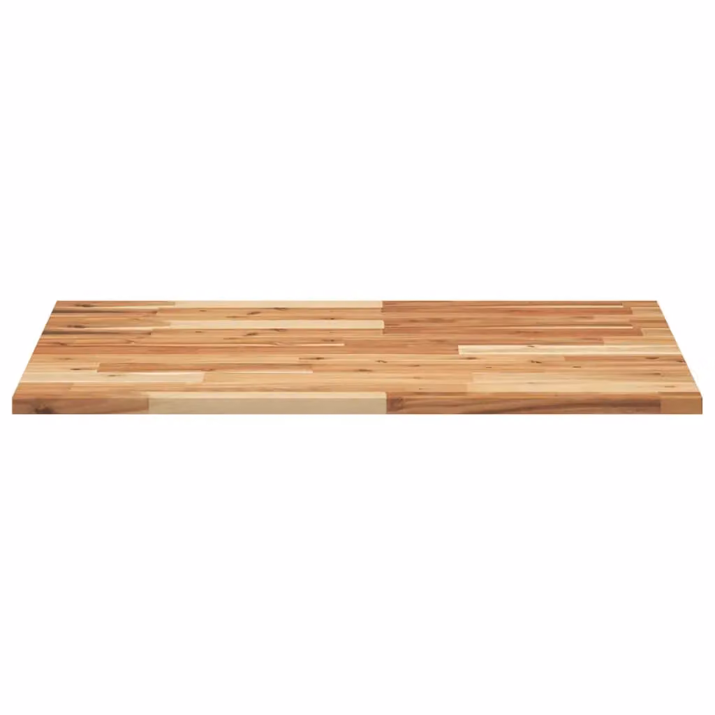Berkfield Home Oil Finished Solid Wood Acacia Bathroom Vanity Countertop, Brown, W: 80 cm, D: 60 cm, H: 2 cm – 2