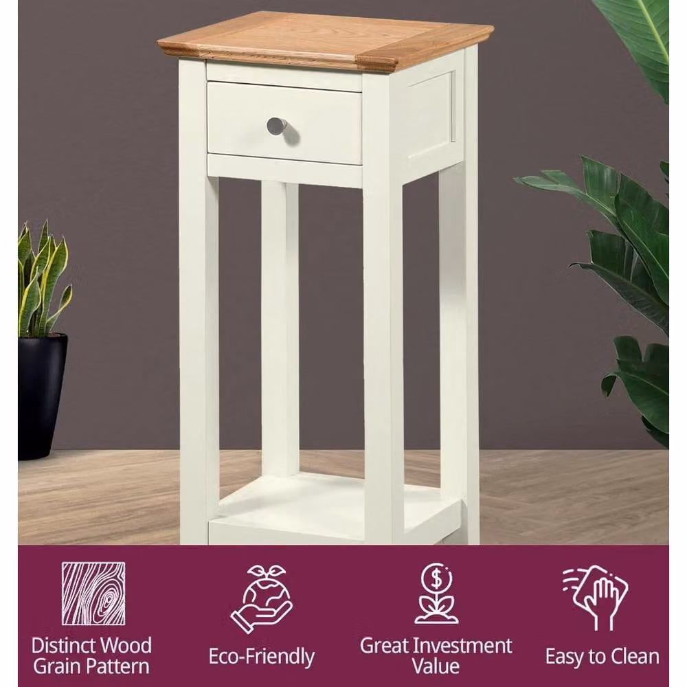 FORGEVIO Small Modern White Lacquered Wood Console Table – 2