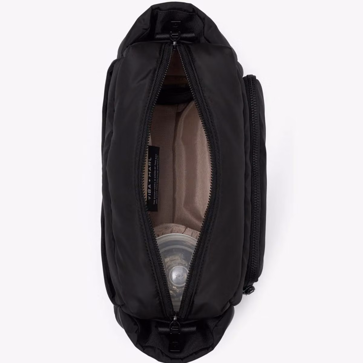 Tiba + Marl Inka Woven Buggy Organiser in Black with Carrying Strap – 4