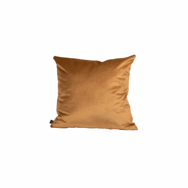 Dome Deco Dahlia Square Cushion in Gold, 45 x 45 cm