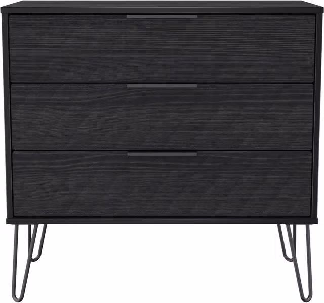 2 U Islay 3 Drawer Chest in Black – 1
