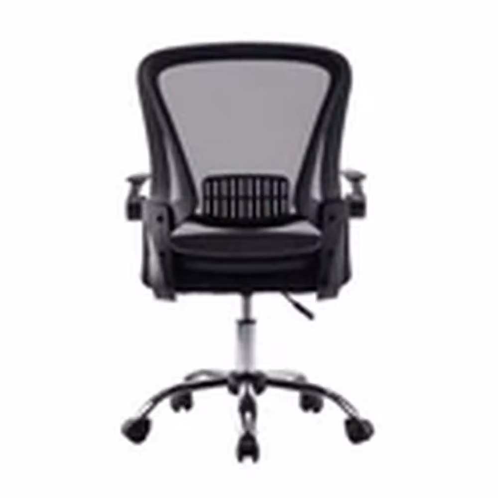 EONLION Ergonomic Mesh Back Office Chair with Flip-up Armrests, Black – 3