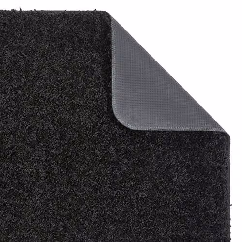 THE RUGS Washable Non Slip Shaggy Rug in Black, W: 60 cm, L: 100 cm – 4