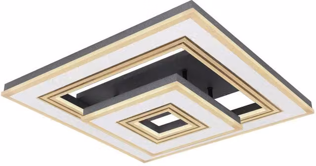 Netlighting Jack White LED Semi Ceiling Light with Remote Control and Dimmable CCT Settings