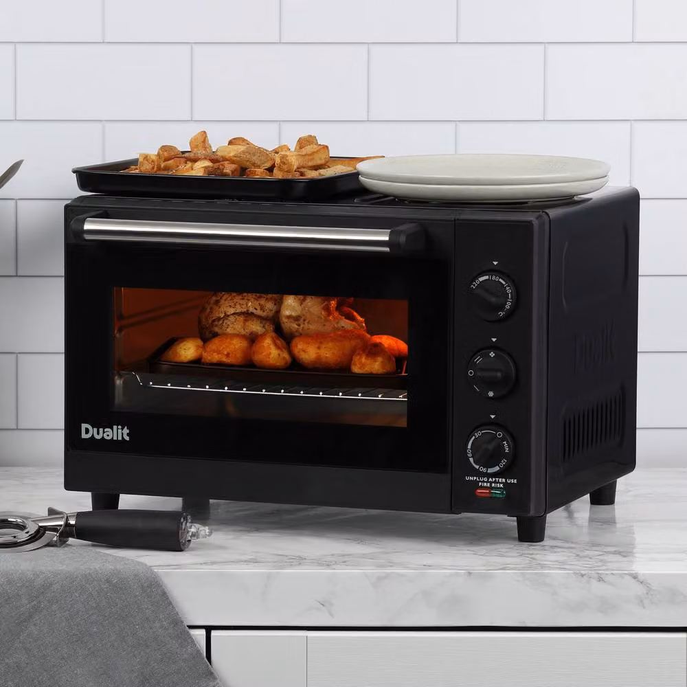 Dualit Electric Mini Oven, 22L Capacity, Black – 7