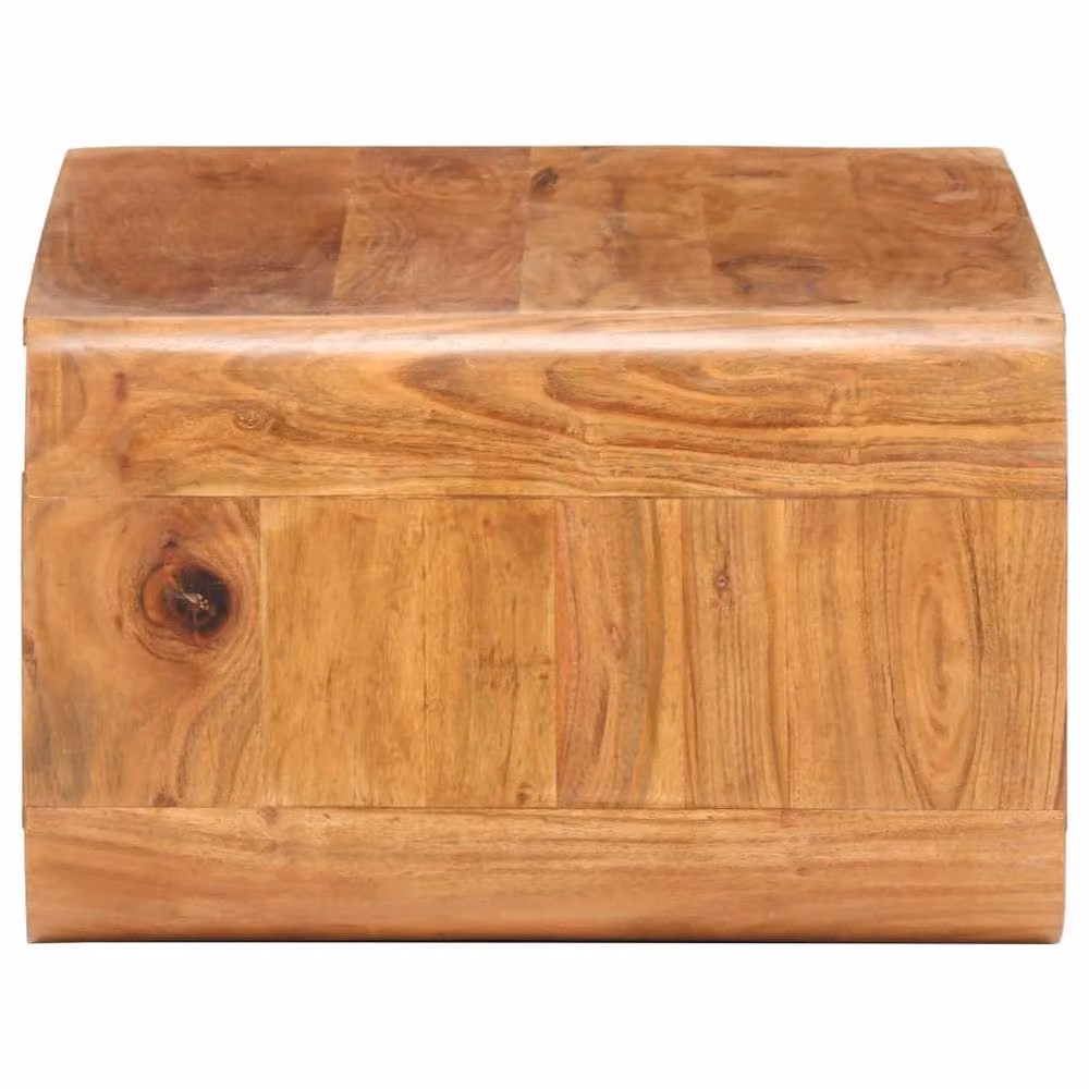Berkfield Home Brown Solid Acacia Wood Coffee Table, W: 90 cm, D: 50 cm, H: 30 cm – 3