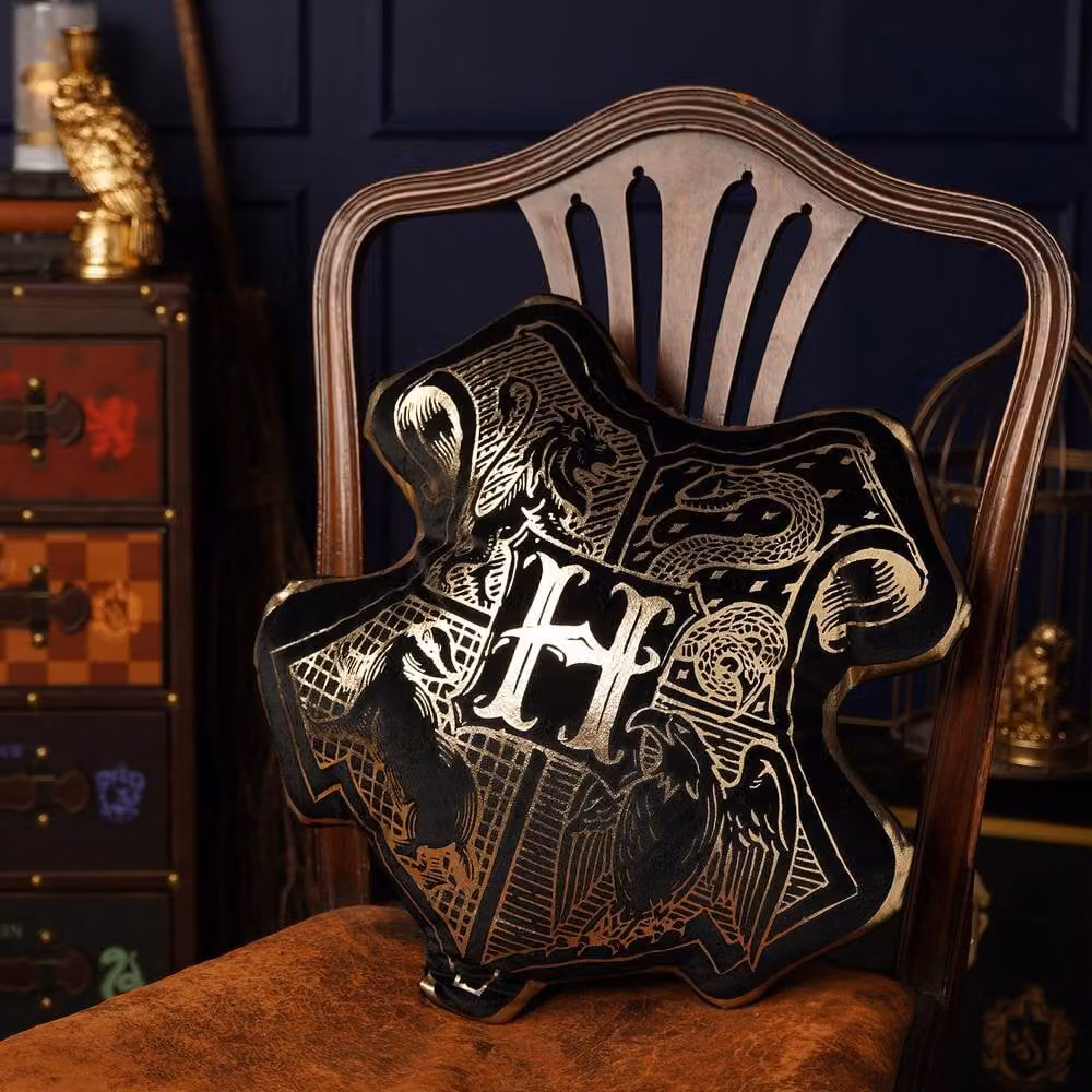 Warner Bros Harry Potter Alumni Velvet Cushion in Black – 2