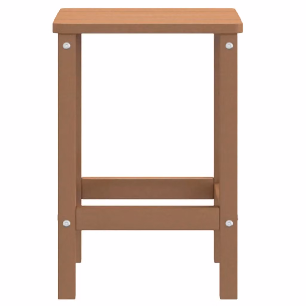 Berkfield Home Garden Adirondack Table in Brown, W/D/H: 38 x 38 x 46 cm – 3