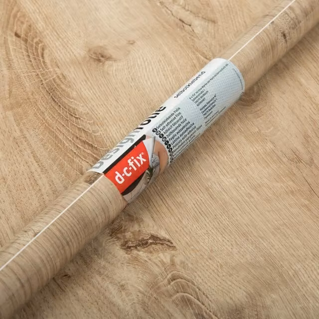 d-c-fix Ribbeck Oak Wood Effect Self-Adhesive Vinyl Film, Brown