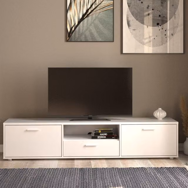 Furniture To Go Media TV Unit in White