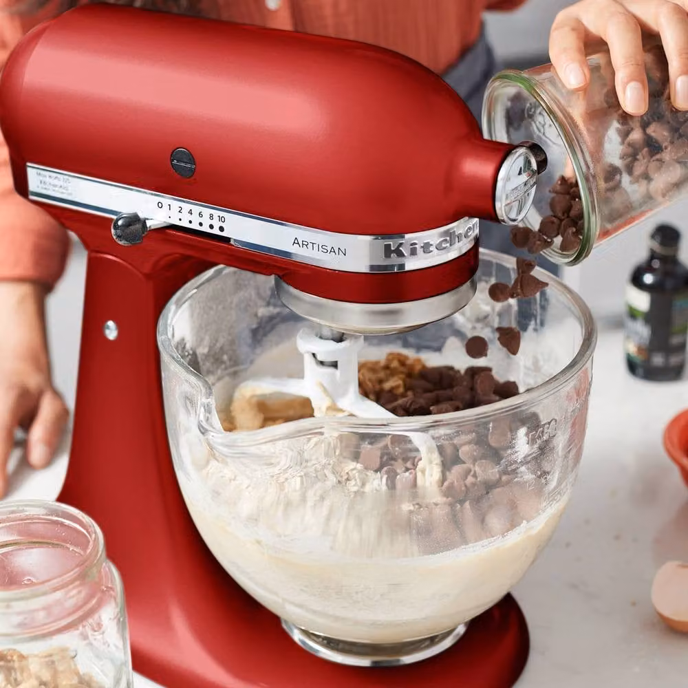 KitchenAid Artisan 125 Tilt-Head Stand Mixer, 4.8L, Red – 2