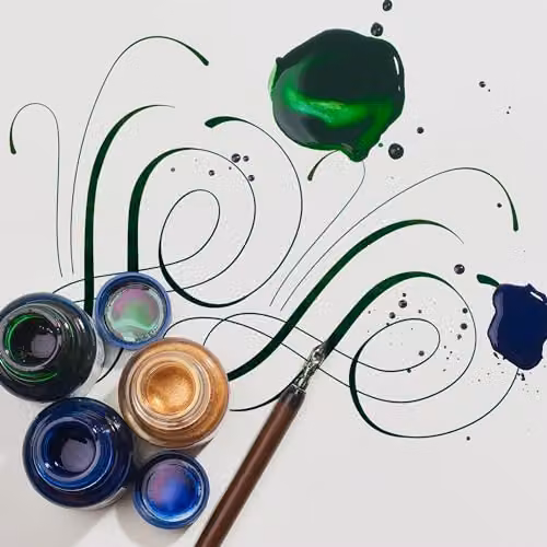 Winsor & Newton Calligraphy Ink, Green, 30 ml – 2