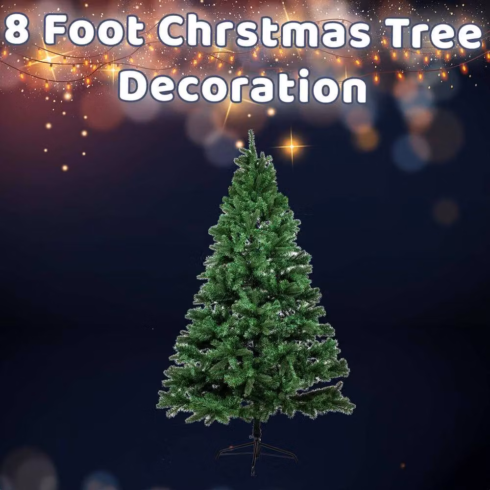VFM e-Store 8 Foot Green Christmas Tree, H 243 cm x W 135 cm – 3