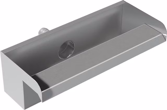 Lifeideas Cascade Back Entry Stainless Steel Water Blade in Silver, W: 30 cm, D: 13 cm