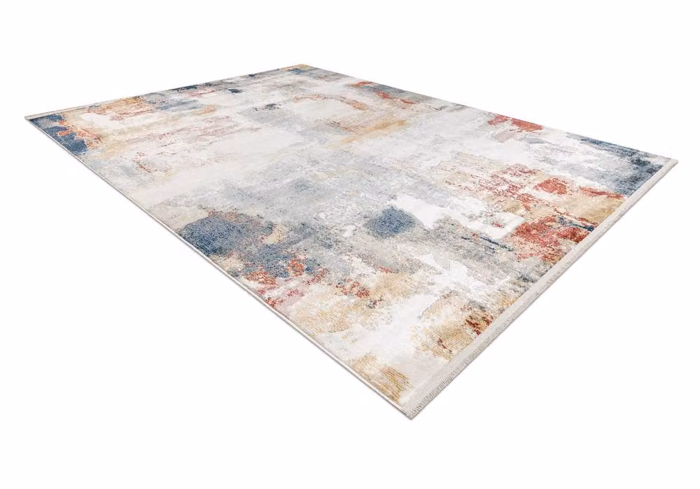 RugsX Distin Vintage Modern Rectangular Rug in White and Multicolour, W: 200 cm, D: 290 cm – 2