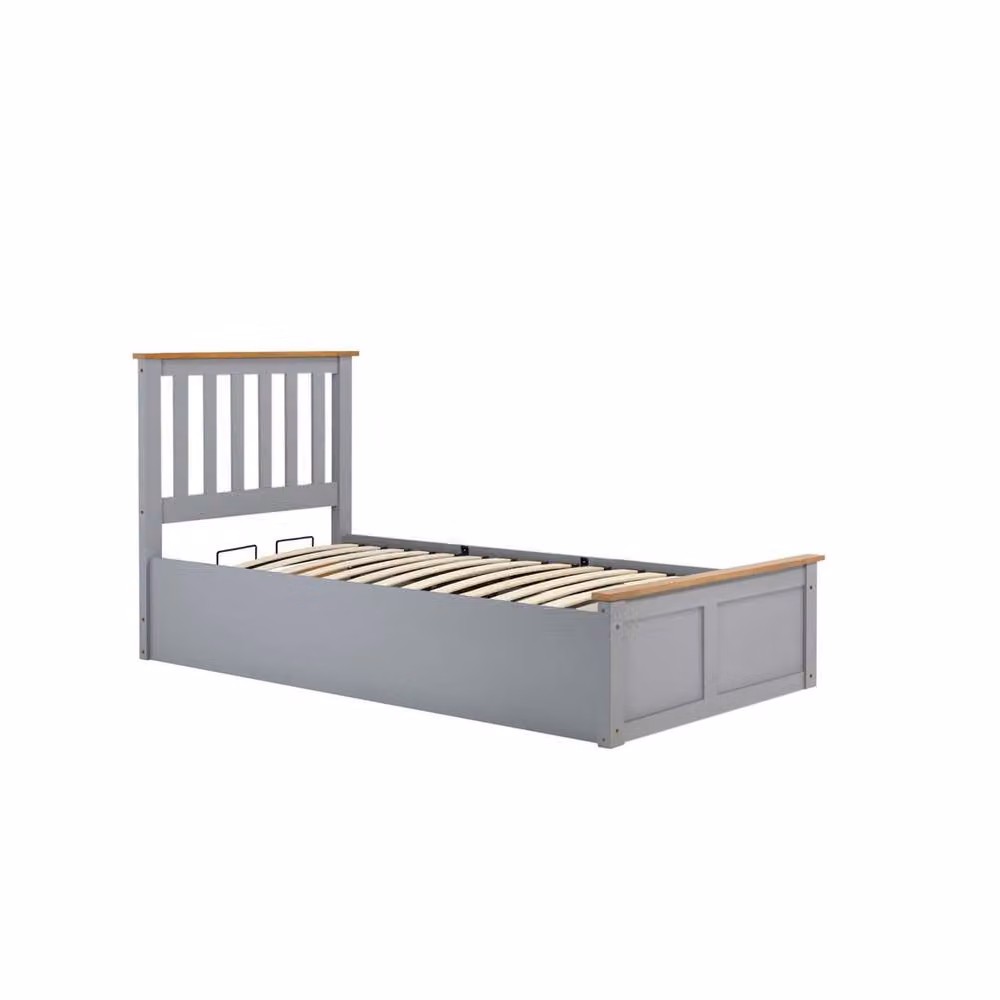 Birlea Phoenix Ottoman Storage Bed Frame in Grey, King Size (180 x 200 cm) – 4