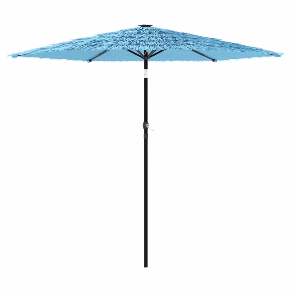 Berkfield Home Blue Garden Parasol with Steel Pole, W/D/H: 268 x 268 x 226 cm – 2