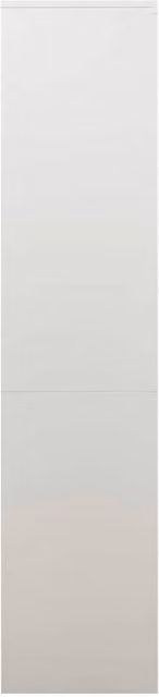 Berkfield Modern Home Office Cabinet in Matt Grey with Glass Doors, W/D/H: 90 x 40 x 180 cm