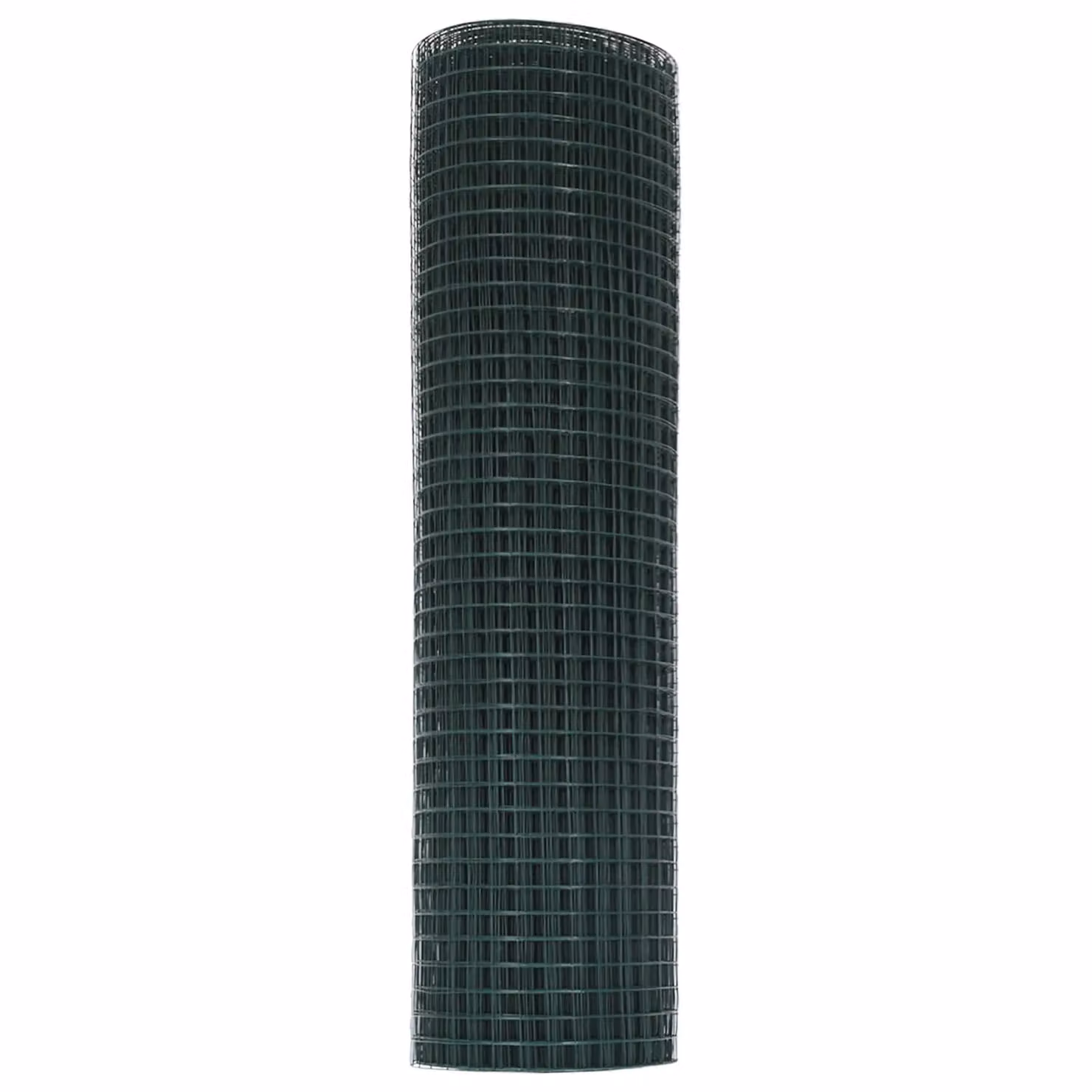 Berkfield Home Green PVC Coated Steel Single-Bar Welded Wire Fence 0.8 x 25 m – 4