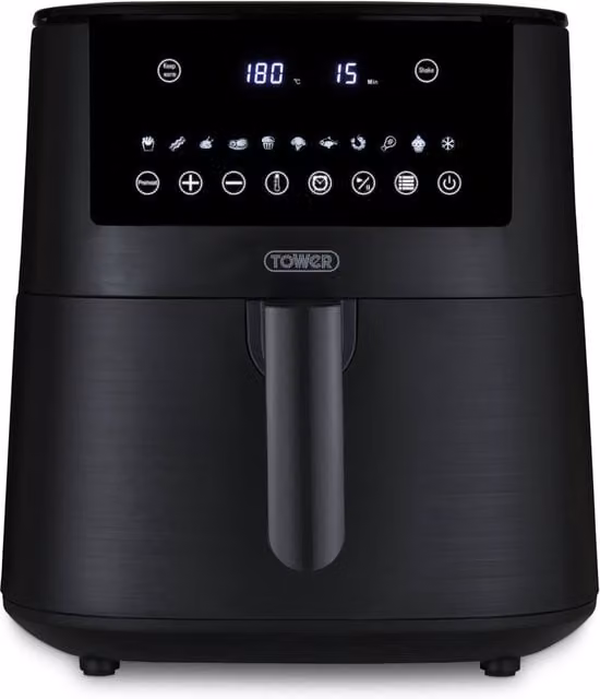 Tower Vortx Digital Hot Air Fryer, 7.2L, Black