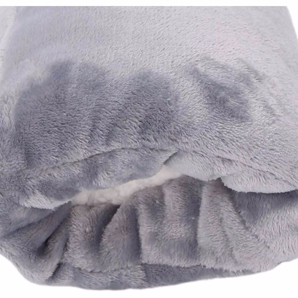 SPETLEK USB Electric Heating Hand Warmer Pad Plush Rectangular Pillow in Grey – 2