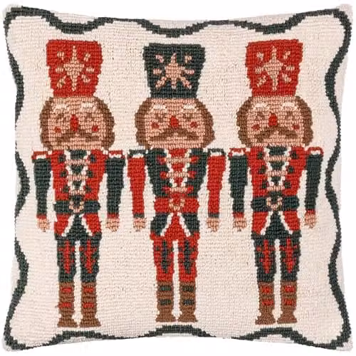 Furn Nutcracker Trio Multicolour Polyester Filled Square Cushion W/D/H: 45 x 45 x 45 cm – 1